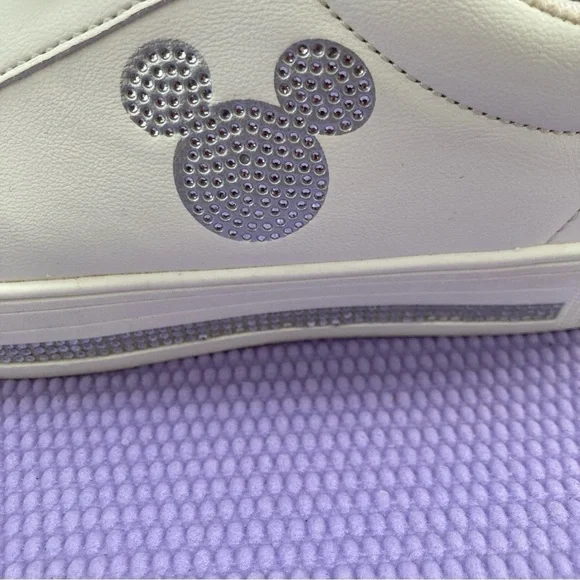 woman’s Mickey Mouse Low Top Bling sneakers Size 7m ( 10.5 “length) - Picture 4 of 12